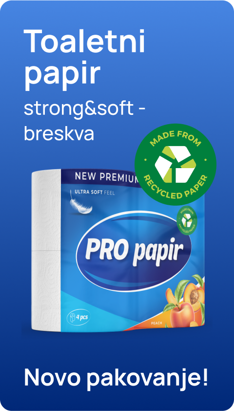 Toaletni papir strong&soft breskva, novo pakovanje